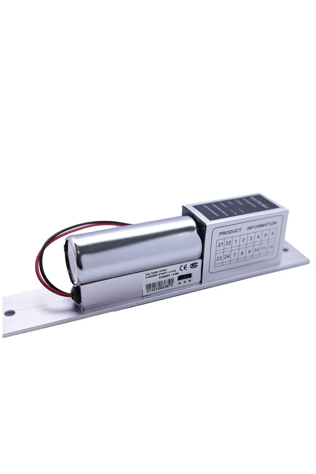 Sarkey SR-580 Selenoid Bolt Pimli Elektrikli Kilit 12V DC Ahşap Metal Cam PVC Kapı Uyumlu (2/11)