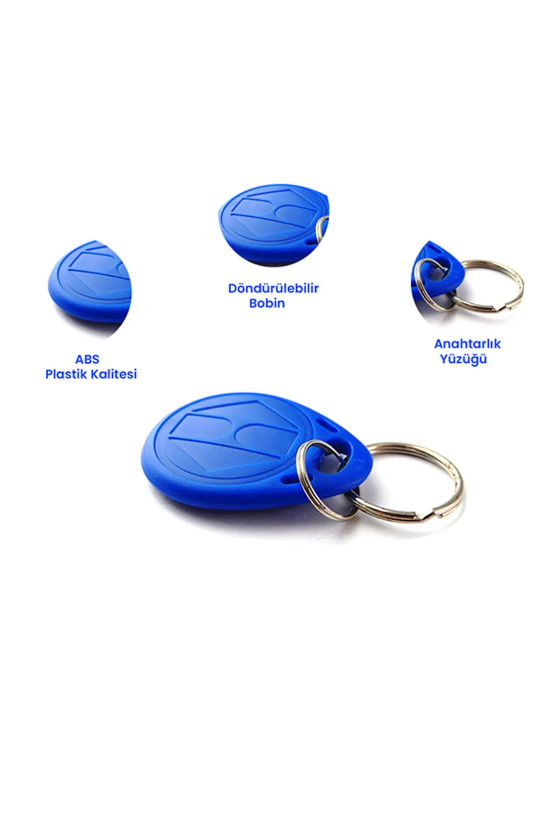 SARKEY SR-602 H Yazılabilir ve Kopyalanabilir RFID Proximity Anahtarlık 125 KHz Keyfob Geçiş Kontrol Çipi (8/13)
