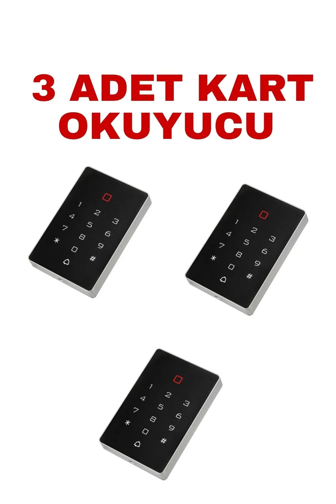 SARKEY SR-208 EM Kartlı ve Şifreli Geçiş Sistemi RFID Proximity Kart Okuyucu 125 KHz 2000 Kullanıcı (7/9)