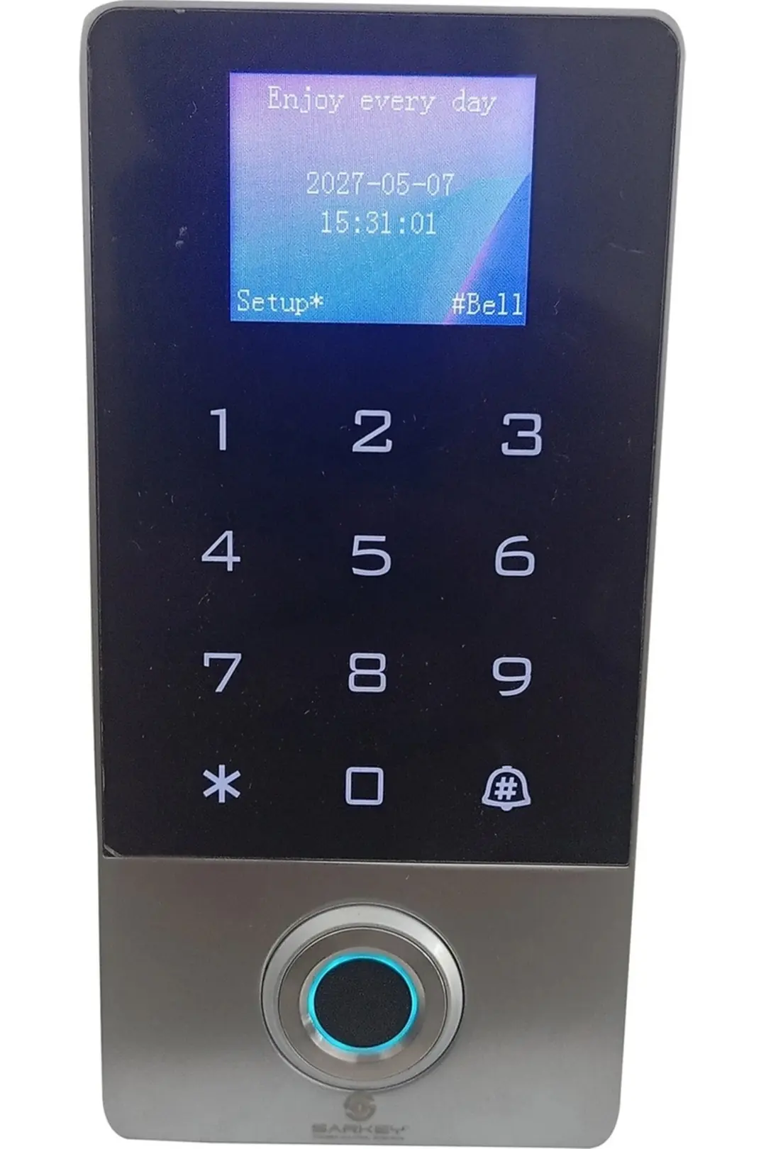 Sarkey SR-214 LCD EM Parmak İzi Kart Şifre Okuyucu LCD Ekranlı Metal Kasa 125 KHz (5/9)