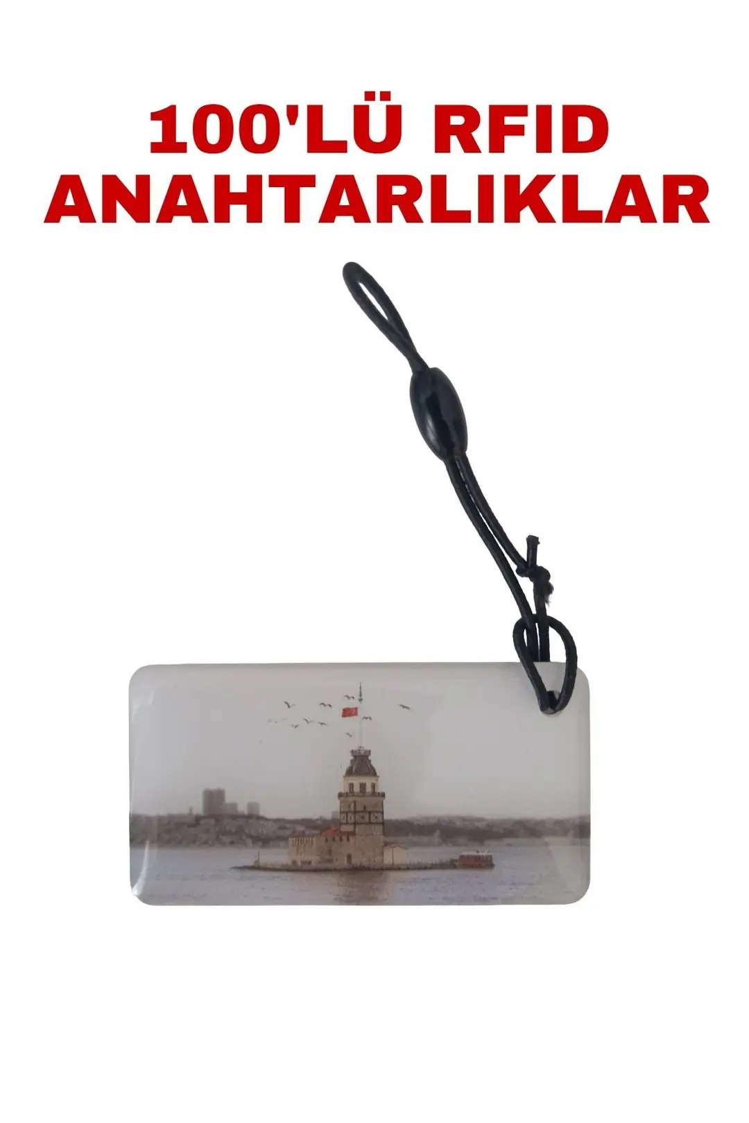 SARKEY SR-604 K Yazılabilir ve Kopyalanabilir RFID Proximity Anahtarlık 125 KHz Kız Kulesi Tasarımlı Keyfob (8/8)
