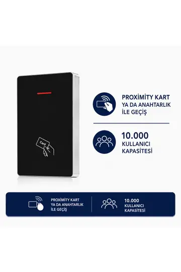 SR-215 EM 10.000 Kullanıcılı Proximity Kart Okuyucu 125 KHz Standalone