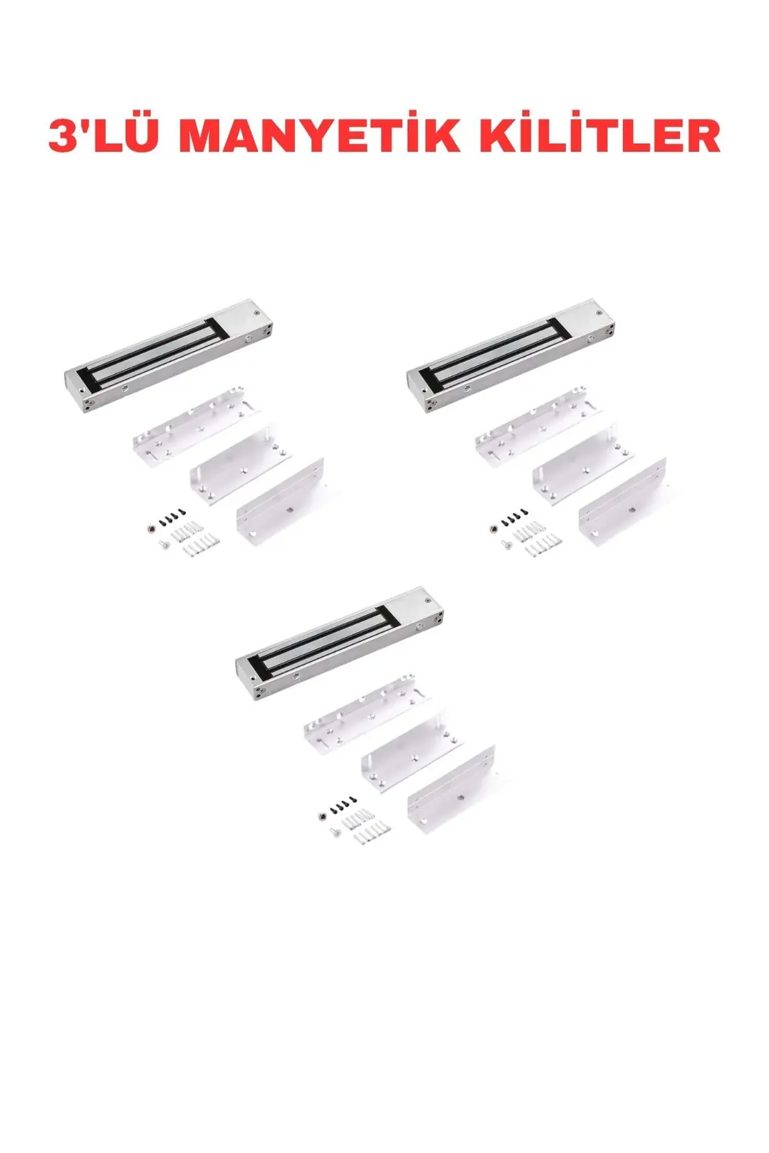 Sarkey SR-180 180 Kg Manyetik Kilit 12V/24V DC Elektromanyetik Kapı Kilidi (5/7)