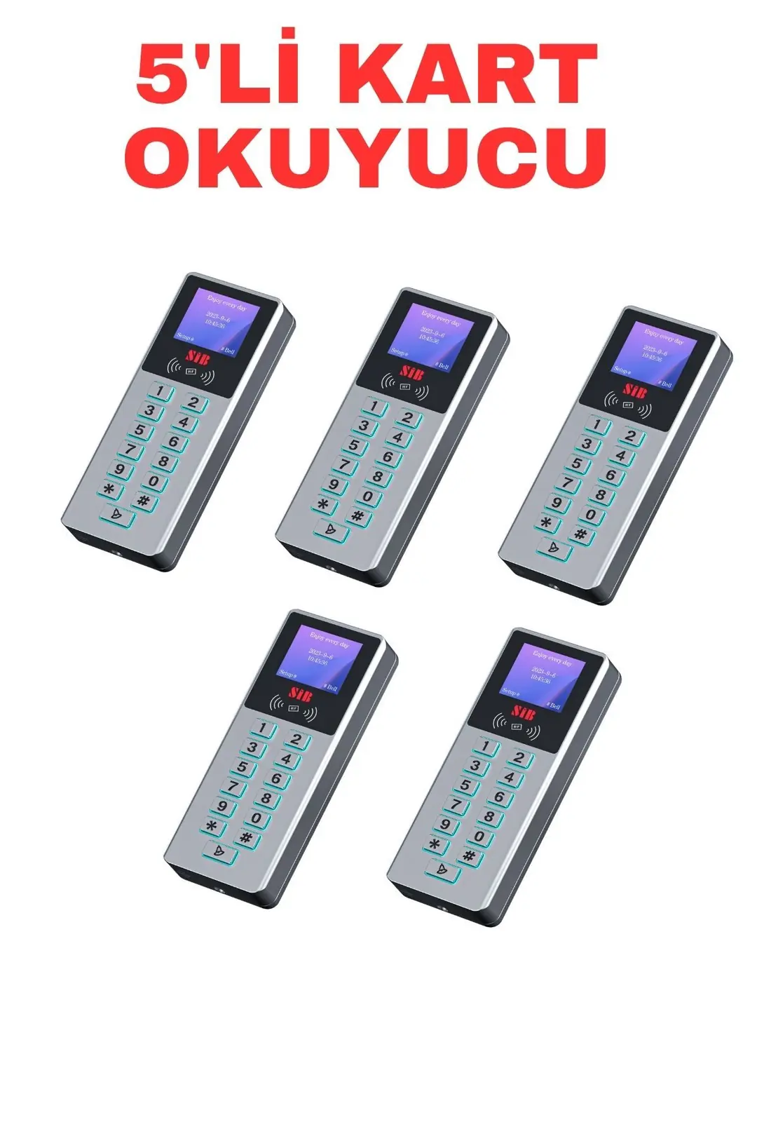 Sarkey SR-218 EM-W Tuya WiFi Kart Şifre Okuyucu IP68 Proximity 125 KHz Metal Kasa (9/10)