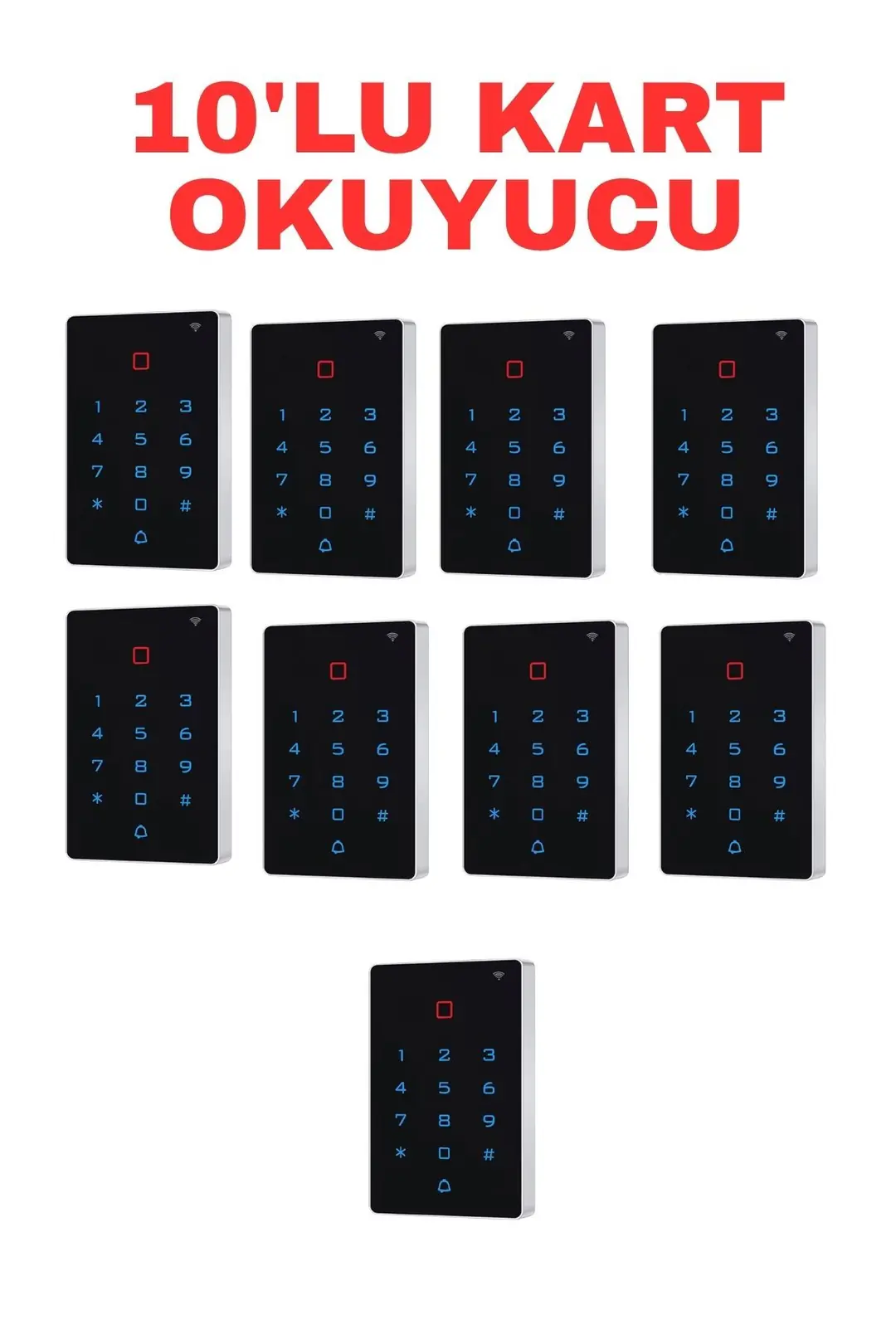 Sarkey SR-219 MF-W Tuya WiFi Mifare Kart Şifre Okuyucu IP68 Dokunmatik Tuş Takımlı 13.56 MHz (10/10)