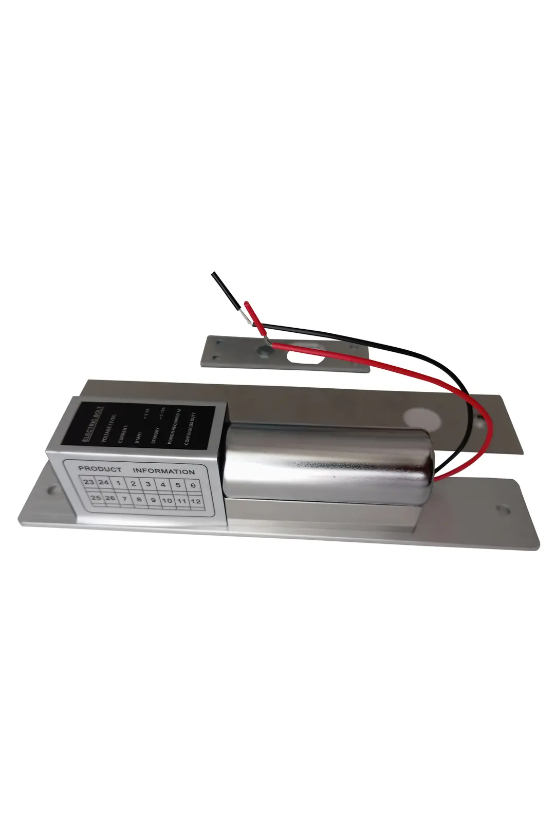 Sarkey SR-580 Selenoid Bolt Pimli Elektrikli Kilit 12V DC Ahşap Metal Cam PVC Kapı Uyumlu (7/11)