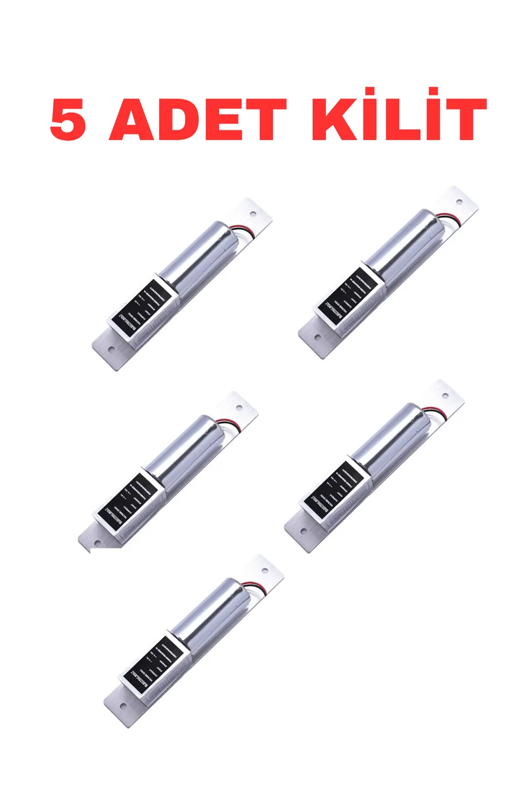 Sarkey SR-580 Selenoid Bolt Pimli Elektrikli Kilit 12V DC Ahşap Metal Cam PVC Kapı Uyumlu (10/11)