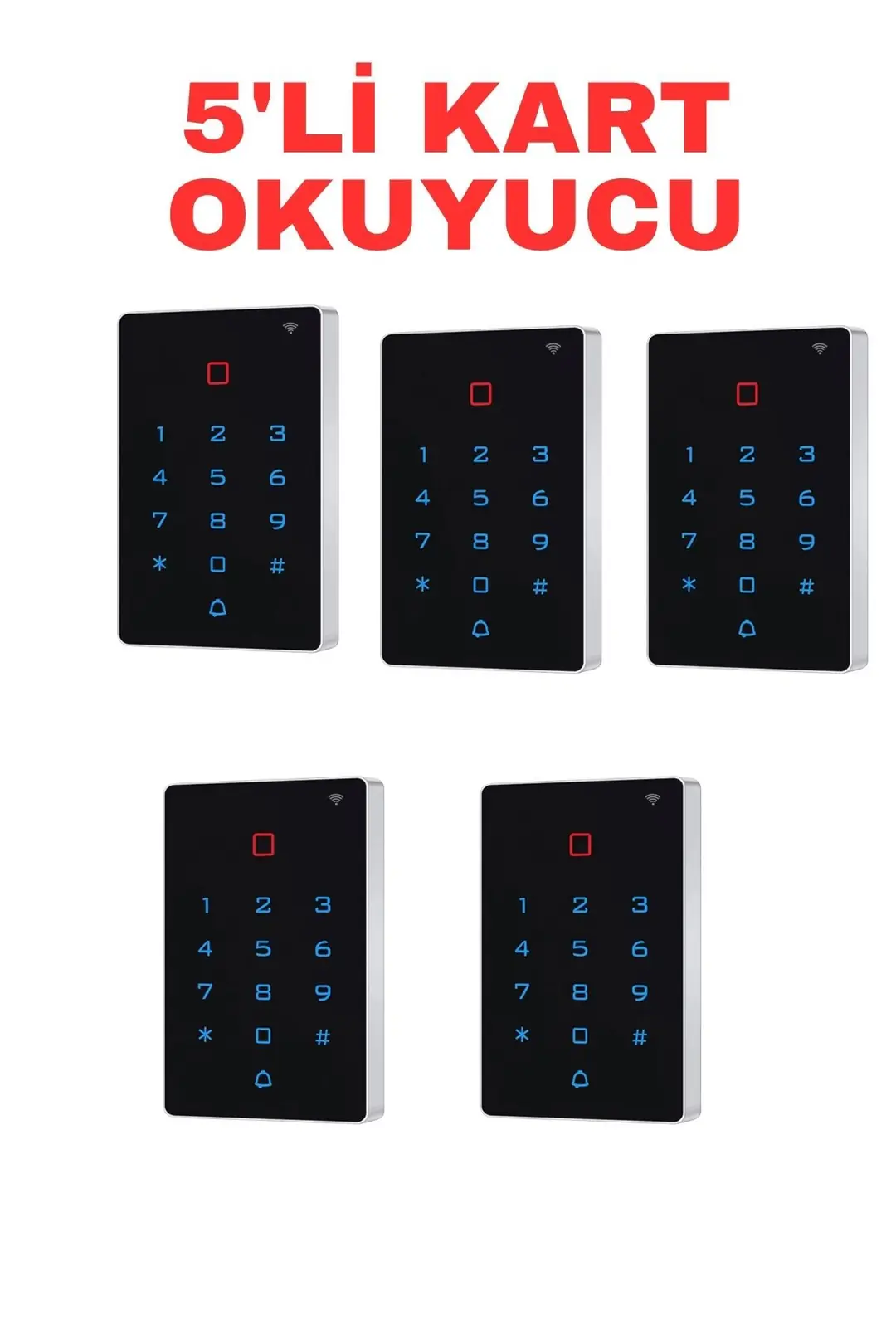 Sarkey SR-219 MF-W Tuya WiFi Mifare Kart Şifre Okuyucu IP68 Dokunmatik Tuş Takımlı 13.56 MHz (9/10)