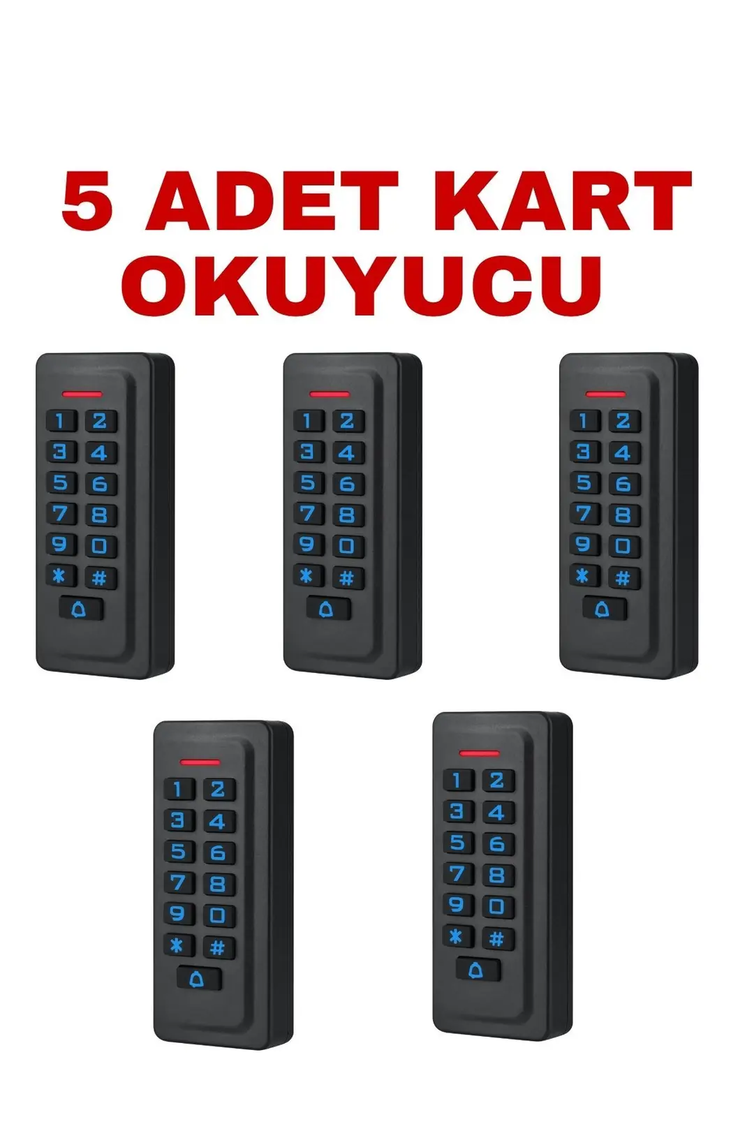 SARKEY SR-206 EM-W IP68 Su Geçirmez Kartlı ve Şifreli Geçiş Sistemi Proximity RFID Kart Okuyucu 125 KHz (10/11)