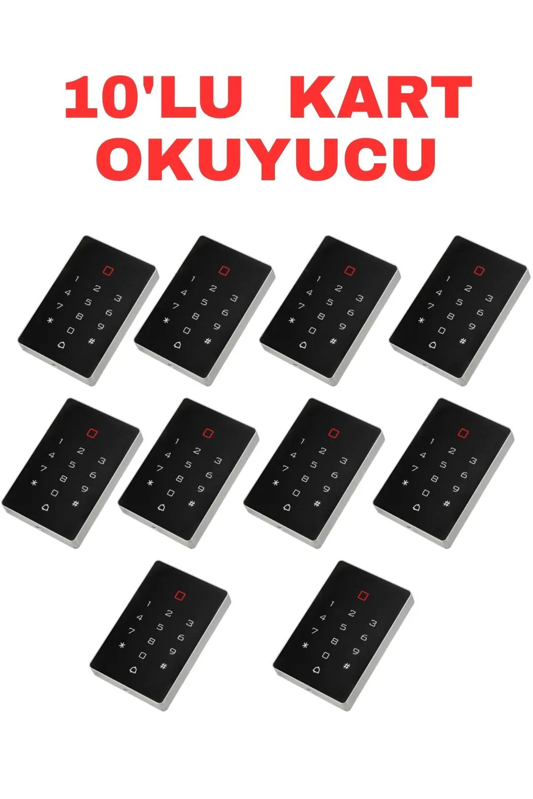 SARKEY SR-208 MF Mifare Kart Okuyucu 13.56 MHz Şifreli Geçiş Kontrol Sistemi 2000 Kullanıcı (9/9)
