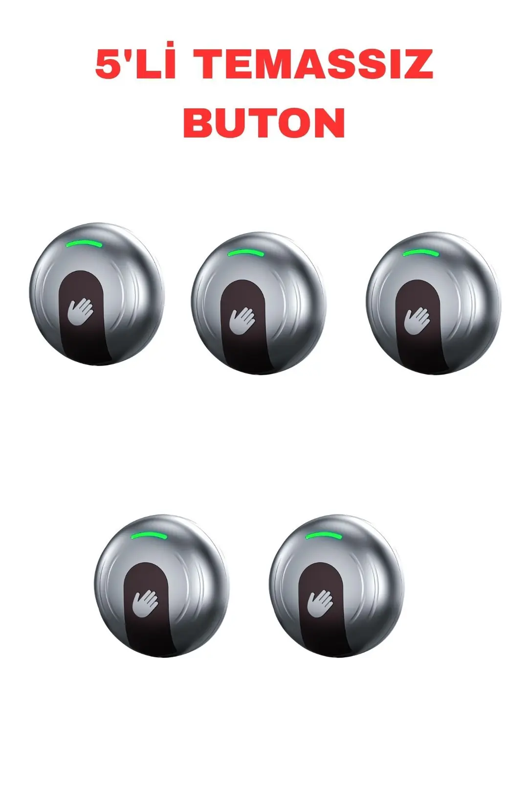 SARKEY SR-705 Temassız Kapı Açma Butonu Sıva Üstü Kızılötesi Sensörlü Çıkış Butonu 12-24V DC (9/10)
