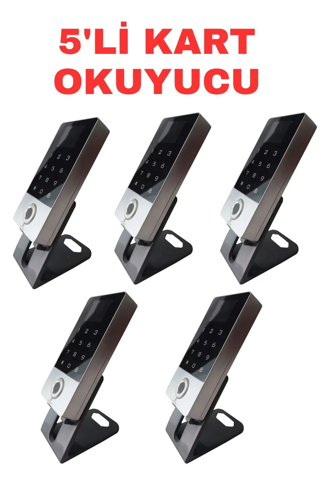 Sarkey SR-214 LCD EM-W IP68 Parmak İzi Kart Şifre Okuyucu LCD Ekranlı Metal Kasa 125 KHz (10/11)