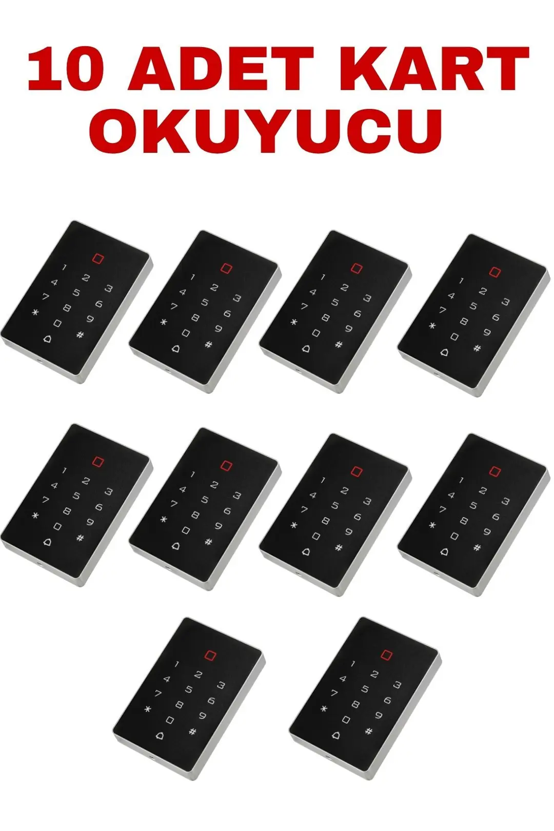SARKEY SR-208 EM Kartlı ve Şifreli Geçiş Sistemi RFID Proximity Kart Okuyucu 125 KHz 2000 Kullanıcı (9/9)