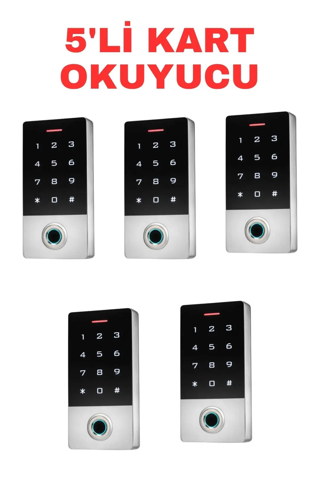 SARKEY SR-212 EM-W Parmak İzi Kart Okuyucu 125 KHz IP68 Dokunmatik Şifreli Biyometrik Geçiş Kontrol Sistemi 10000 Kullanıcı (10/11)