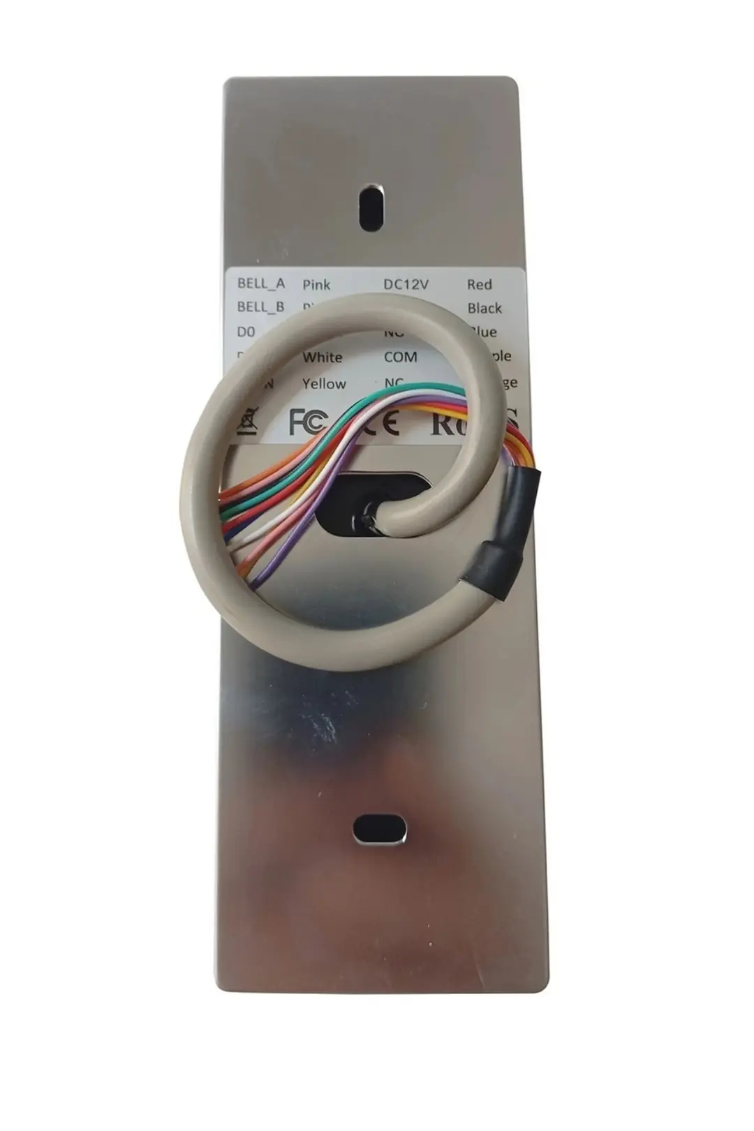 Sarkey SR-213 LCD EM-W Parmak İzi Kart Şifre Okuyucu LCD Ekranlı IP68 Metal Kasa 125 KHz (6/10)