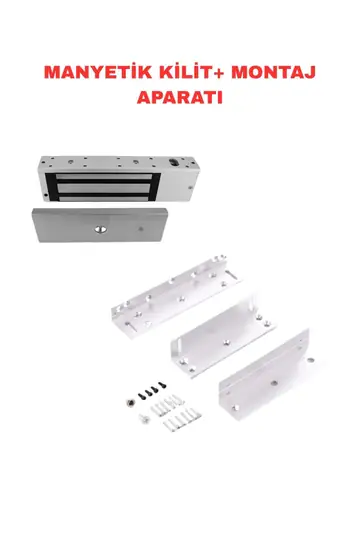 SR-500 500 Kg Manyetik Kilit 12V/24V Elektromanyetik Kapı Kilidi