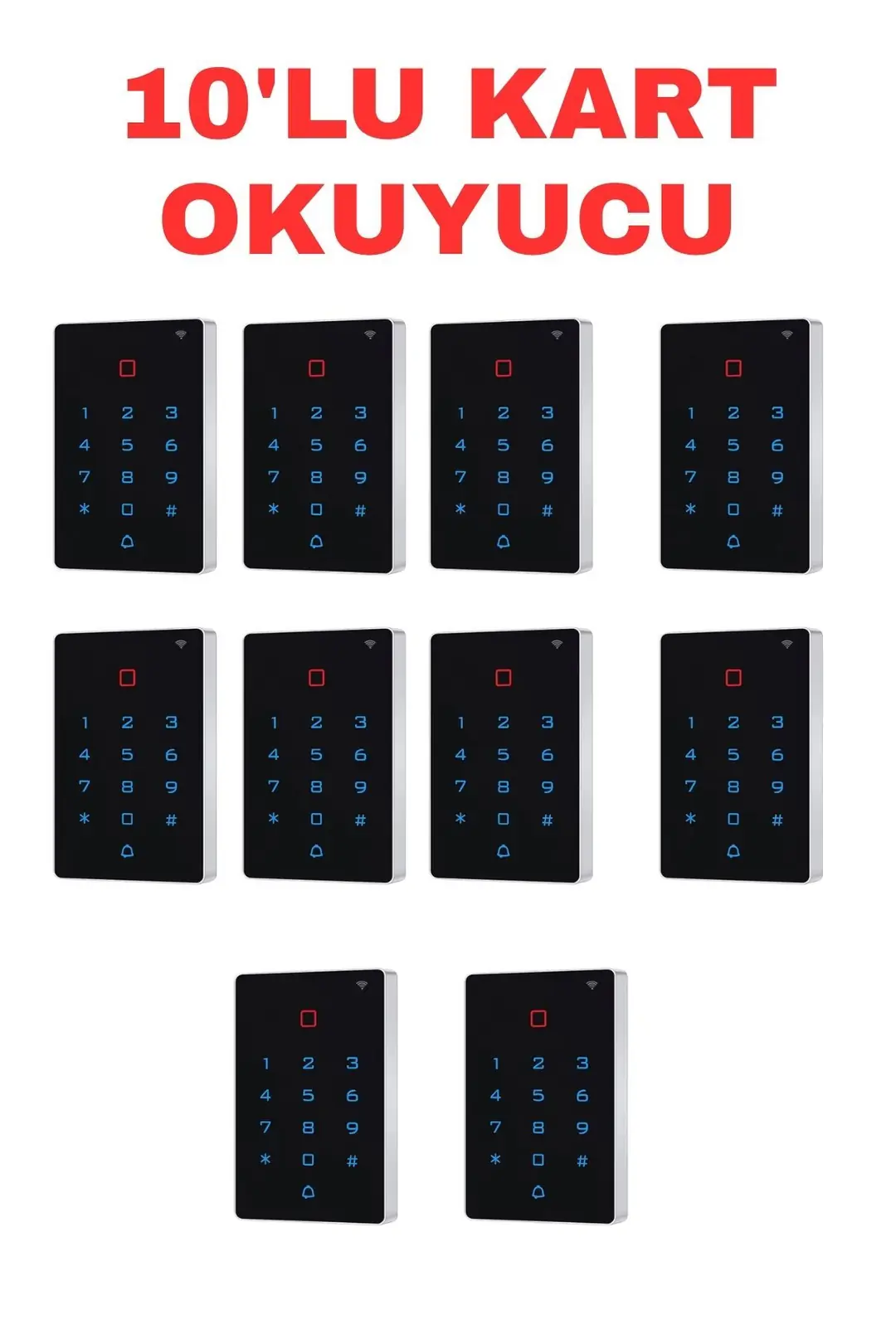 Sarkey SR-219 EM-W Tuya WiFi Kart Şifre Okuyucu IP68 Dokunmatik Tuş Takımlı 125 KHz (10/10)