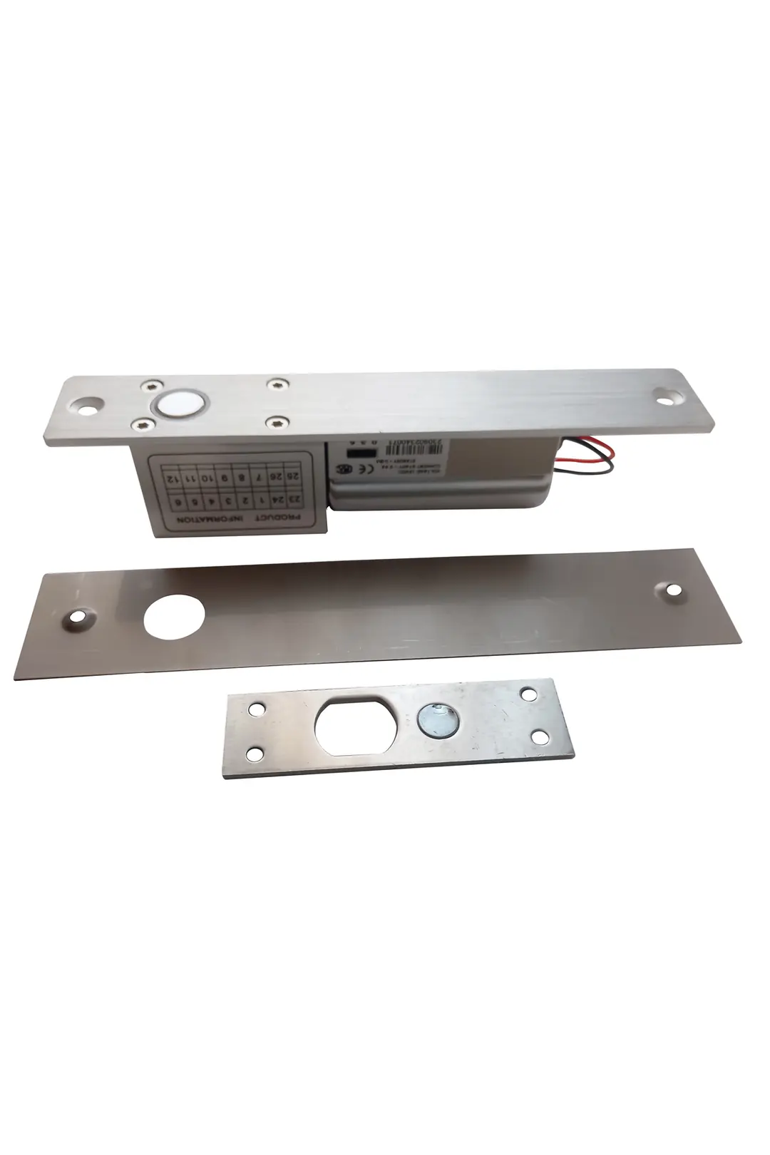 Sarkey SR-580 Selenoid Bolt Pimli Elektrikli Kilit 12V DC Ahşap Metal Cam PVC Kapı Uyumlu (4/11)