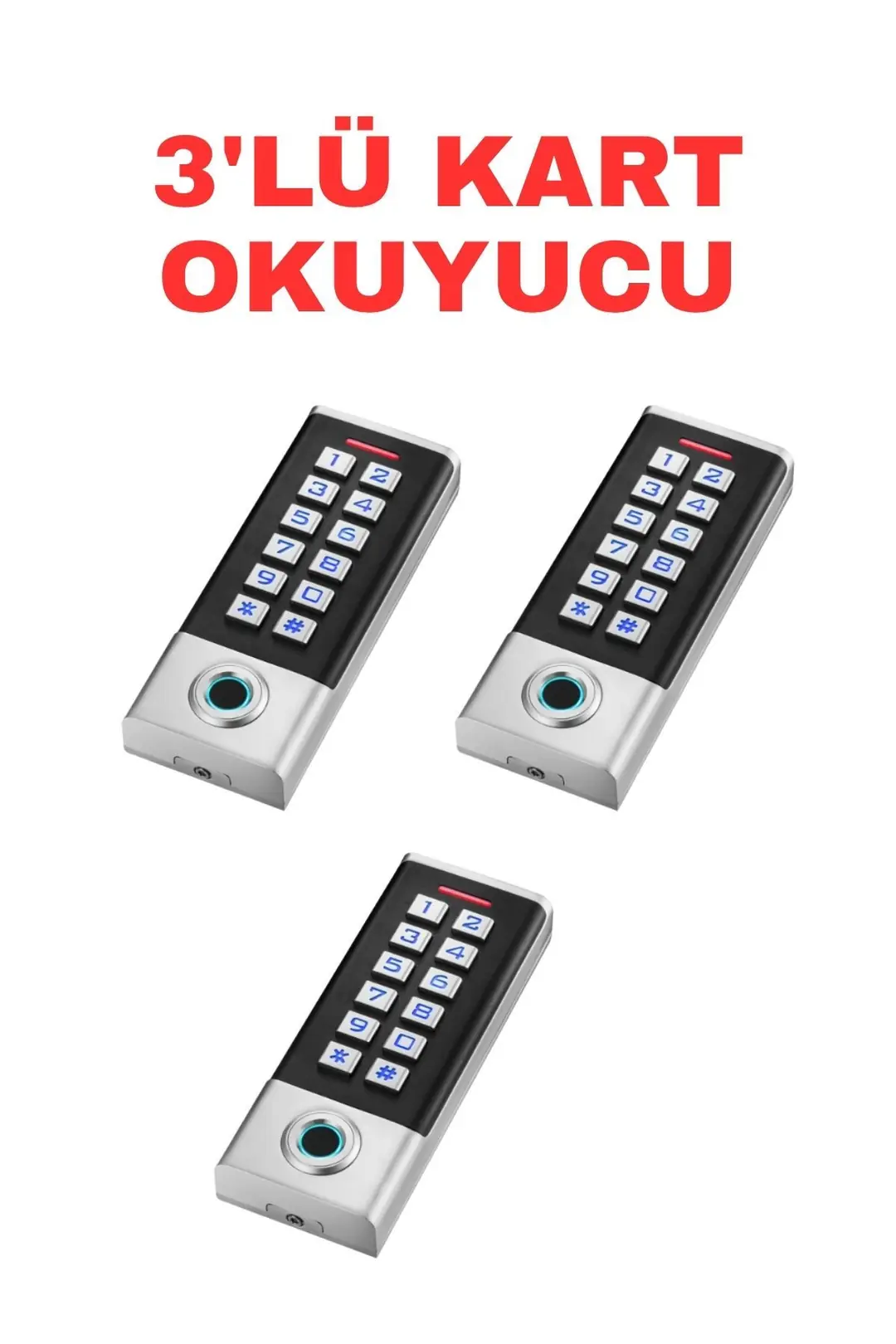 SARKEY SR-211 MF-W Parmak İzi Kart Okuyucu 13.56 MHz IP68 Şifreli Biyometrik Geçiş Kontrol Sistemi 10000 Kullanıcı (9/11)