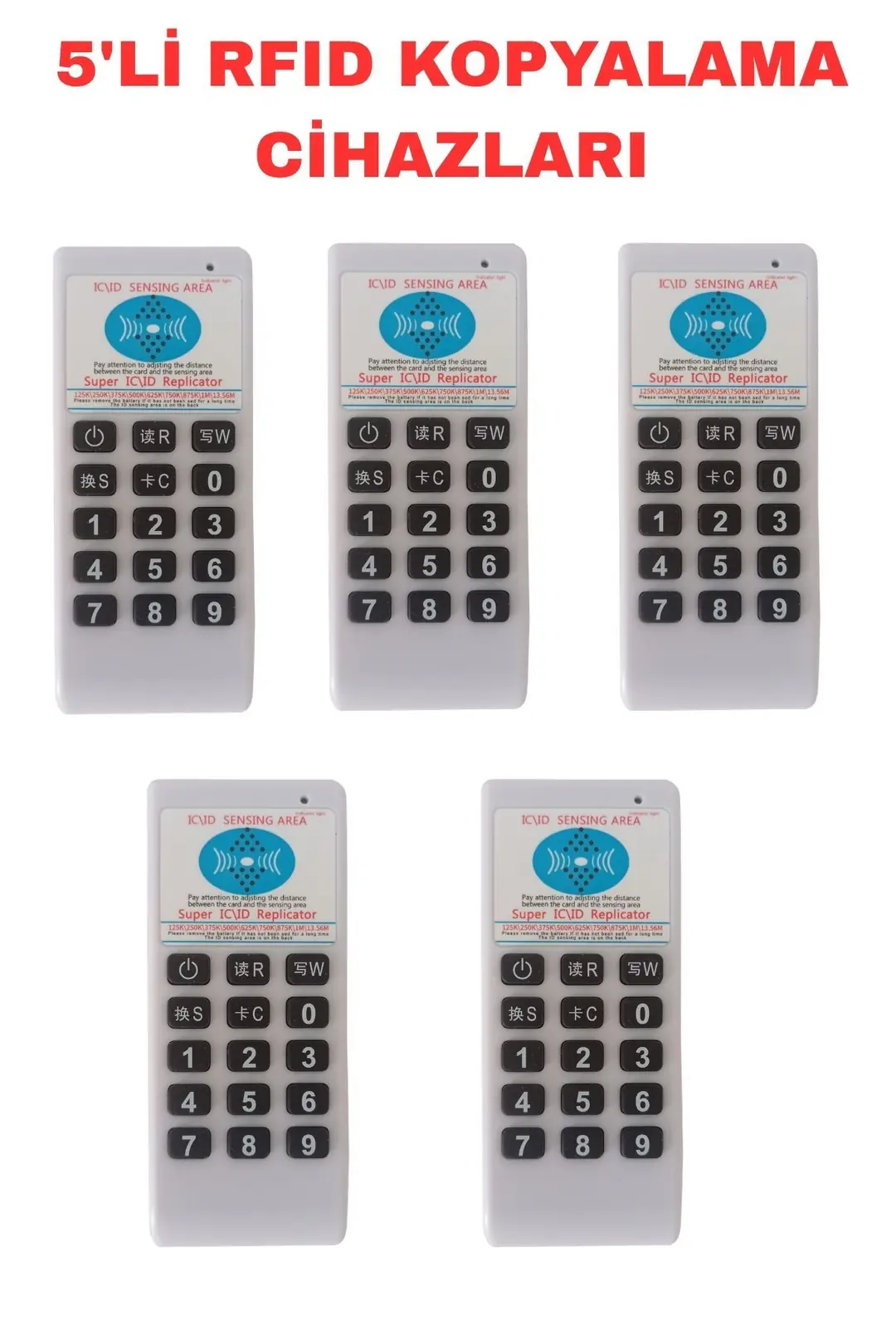 SARKEY SR-633 RFID Kart Kopyalama Cihazı Çift Frekans 125 KHz ve 13.56 MHz Proximity Mifare Kart Klonlama Cihazı (8/9)