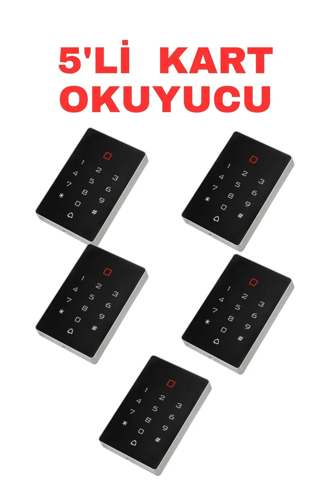 SARKEY SR-208 MF Mifare Kart Okuyucu 13.56 MHz Şifreli Geçiş Kontrol Sistemi 2000 Kullanıcı (8/9)
