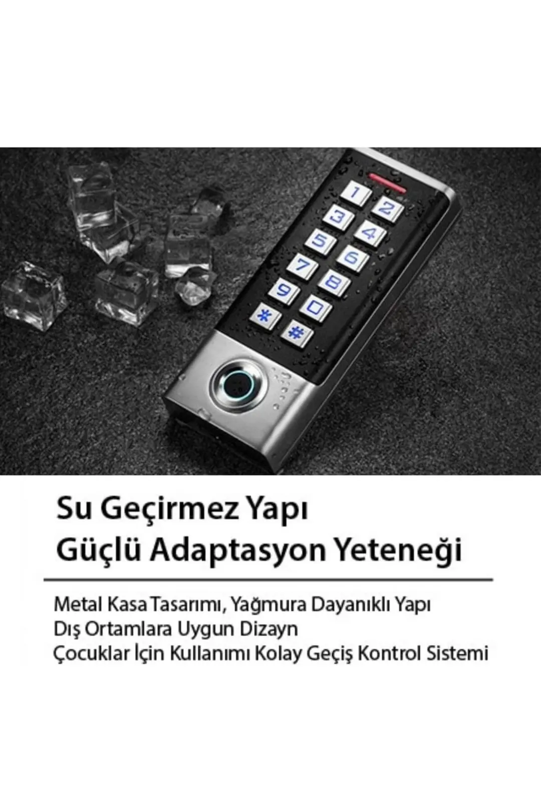 SARKEY SR-211 EM-W Parmak İzi Kart Okuyucu 125 KHz IP68 Şifreli Biyometrik Geçiş Kontrol Sistemi 10000 Kullanıcı (5/10)