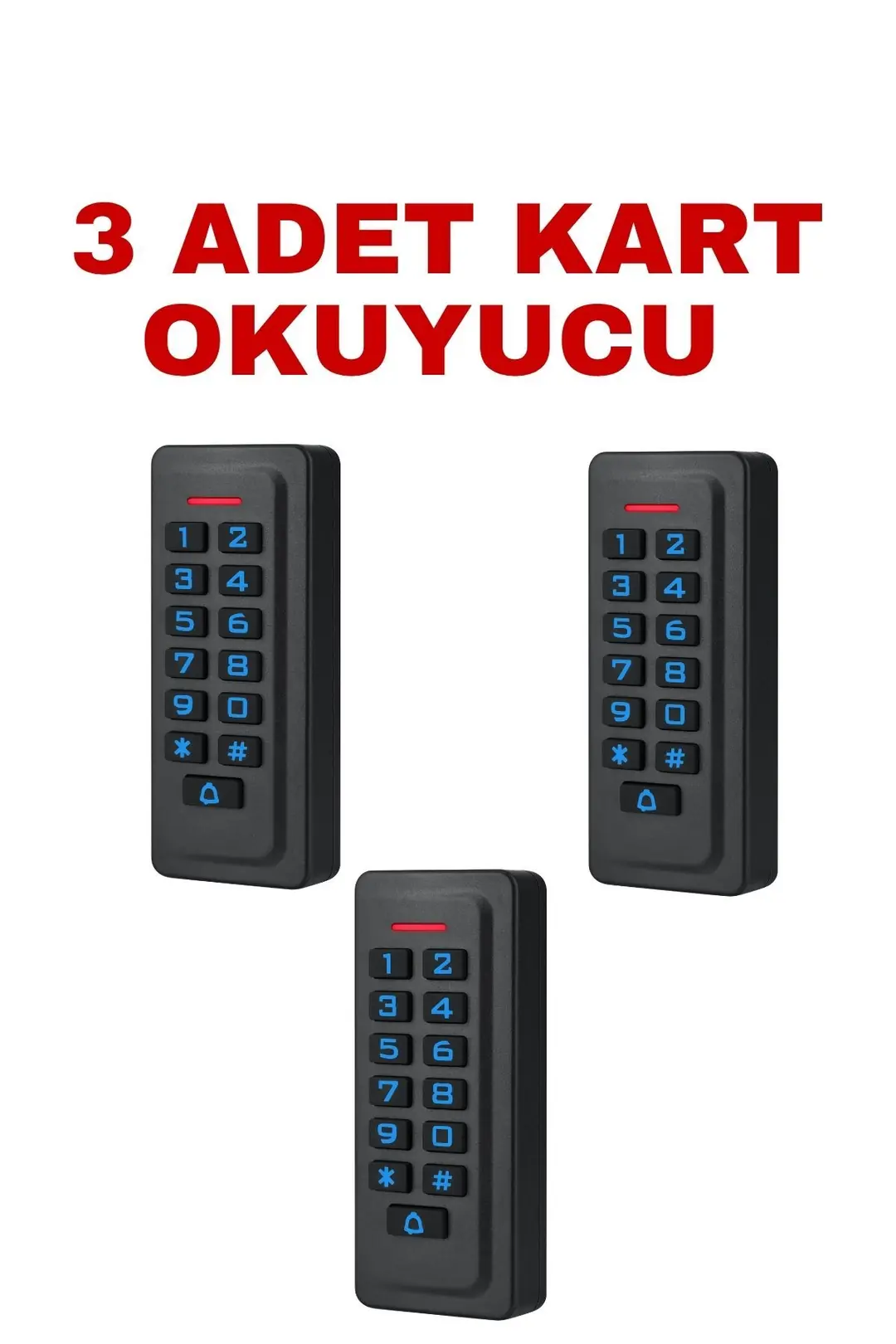 SARKEY SR-206 EM-W IP68 Su Geçirmez Kartlı ve Şifreli Geçiş Sistemi Proximity RFID Kart Okuyucu 125 KHz (9/11)