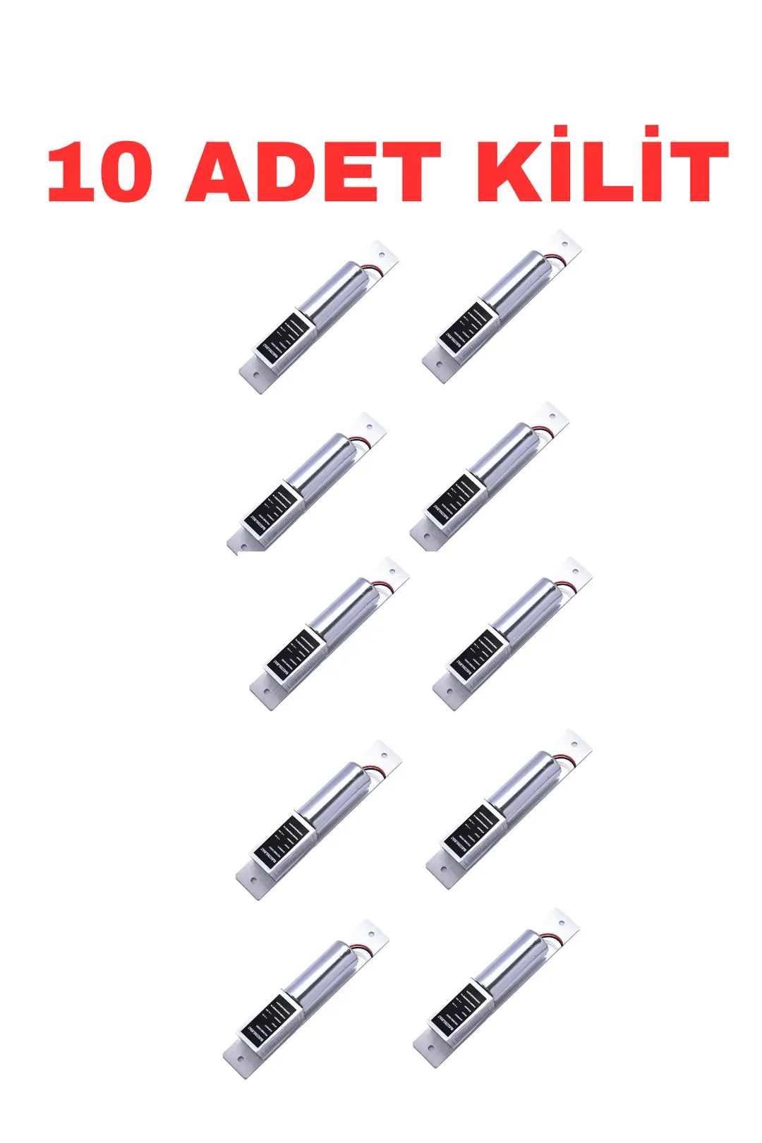 Sarkey SR-580 Selenoid Bolt Pimli Elektrikli Kilit 12V DC Ahşap Metal Cam PVC Kapı Uyumlu (11/11)