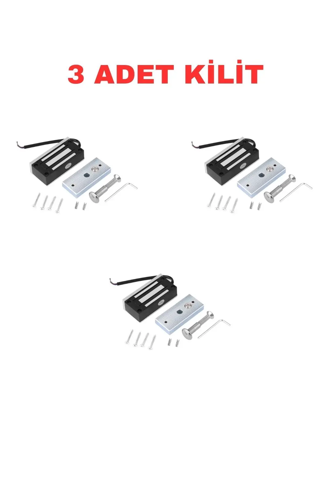 Sarkey SR-60 60 Kg Manyetik Kilit, 12V/24V DC Elektromanyetik Dolap ve Vitrin Kilidi (6/8)