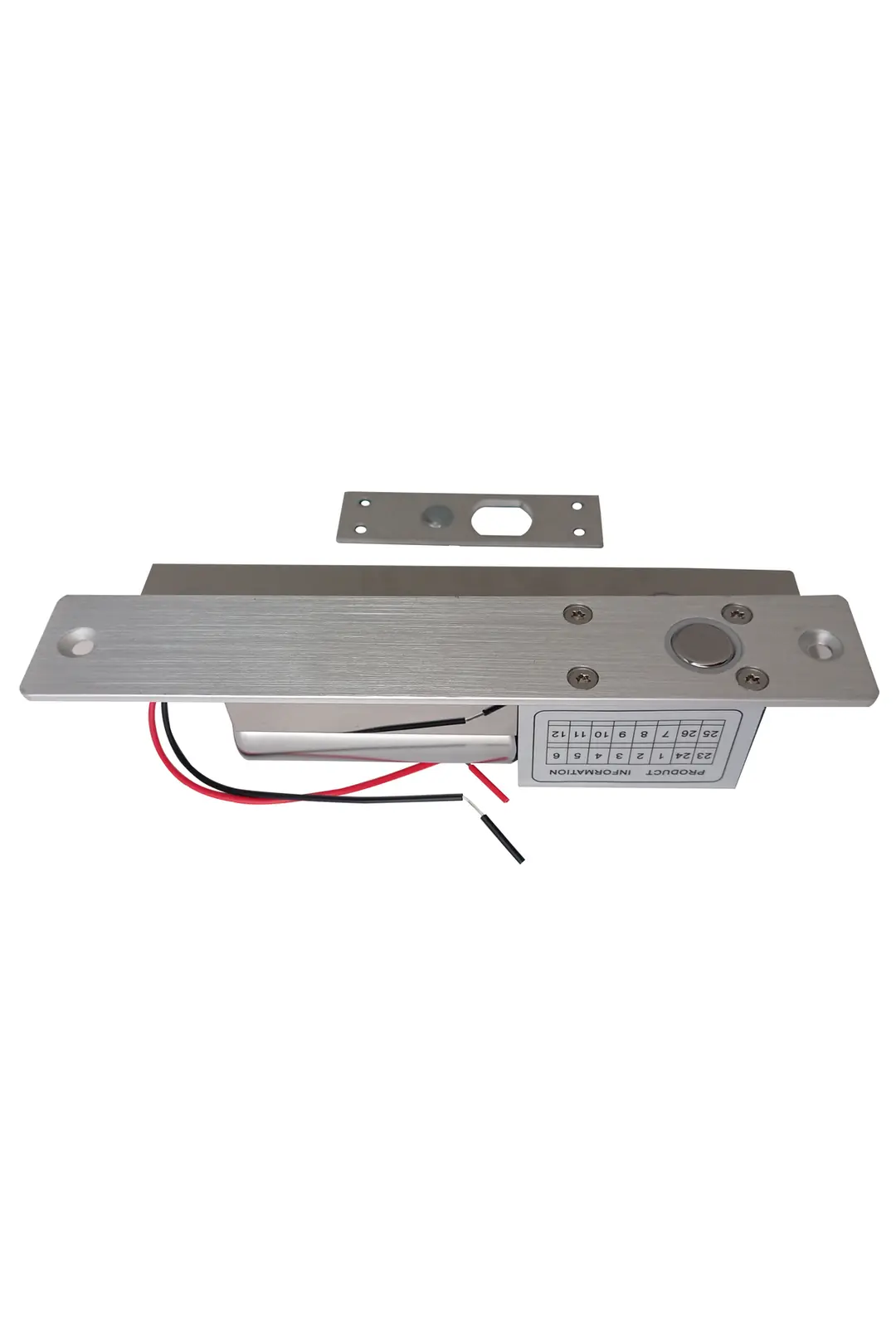 Sarkey SR-580 Selenoid Bolt Pimli Elektrikli Kilit 12V DC Ahşap Metal Cam PVC Kapı Uyumlu (5/11)