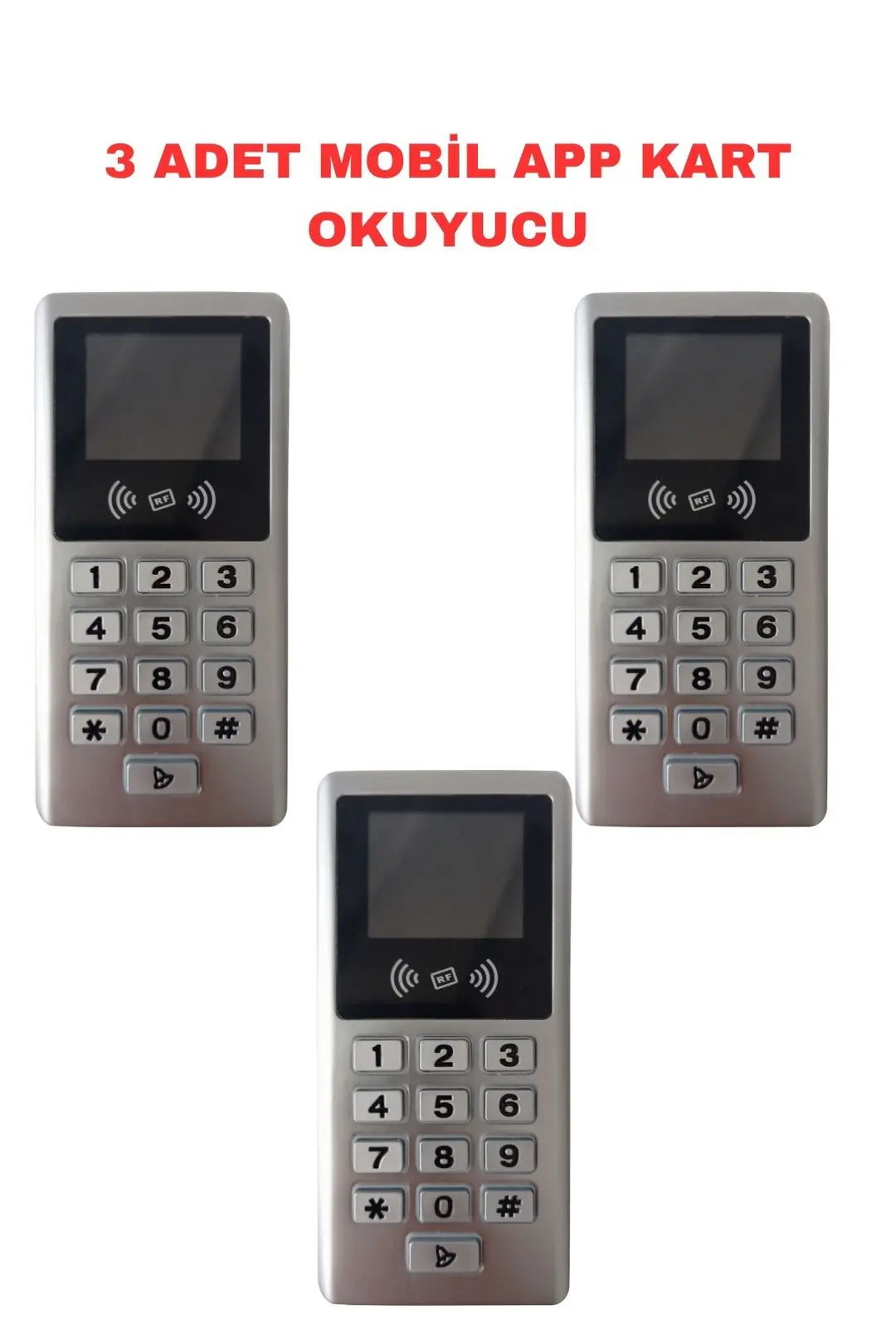 Sarkey SR-217 EM-W Tuya WiFi Kart Şifre Okuyucu IP68 Proximity 125 KHz Metal Kasa (8/10)