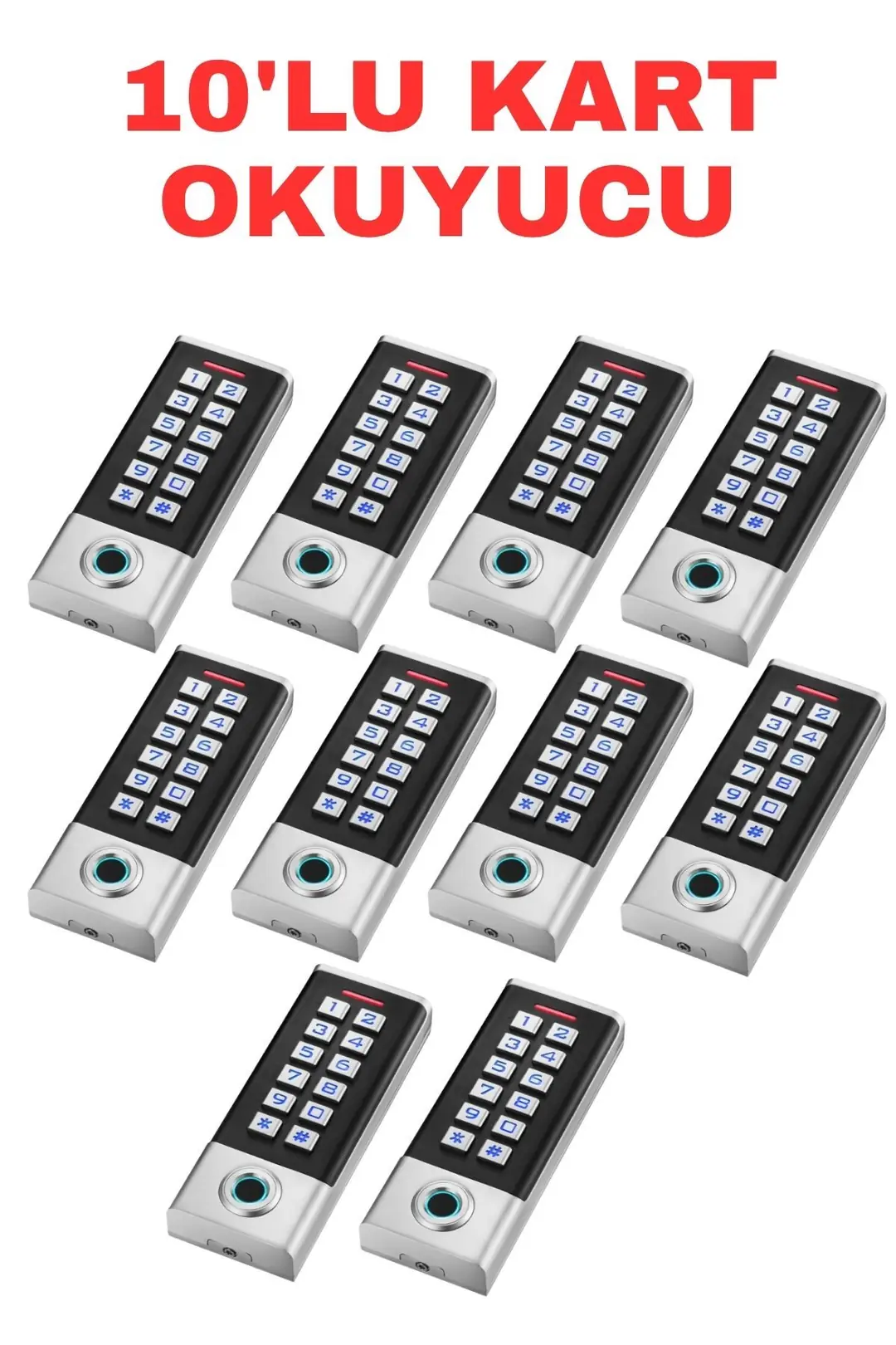 SARKEY SR-211 MF-W Parmak İzi Kart Okuyucu 13.56 MHz IP68 Şifreli Biyometrik Geçiş Kontrol Sistemi 10000 Kullanıcı (11/11)