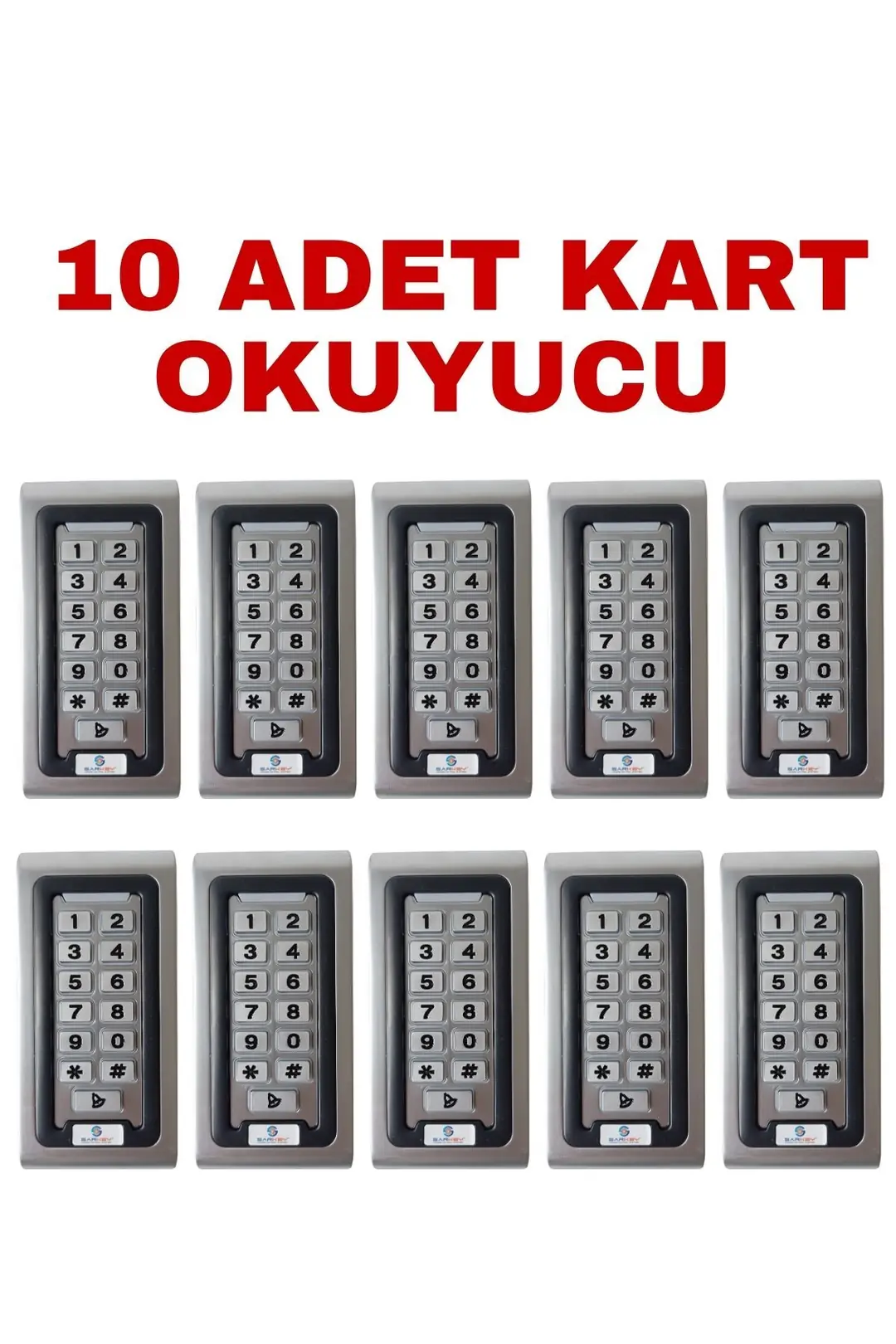 SARKEY SR-200 MF-W IP68 Su Geçirmez Mifare Kartlı ve Şifreli Geçiş Sistemi RFID Kart Okuyucu 13.56 MHz (11/11)