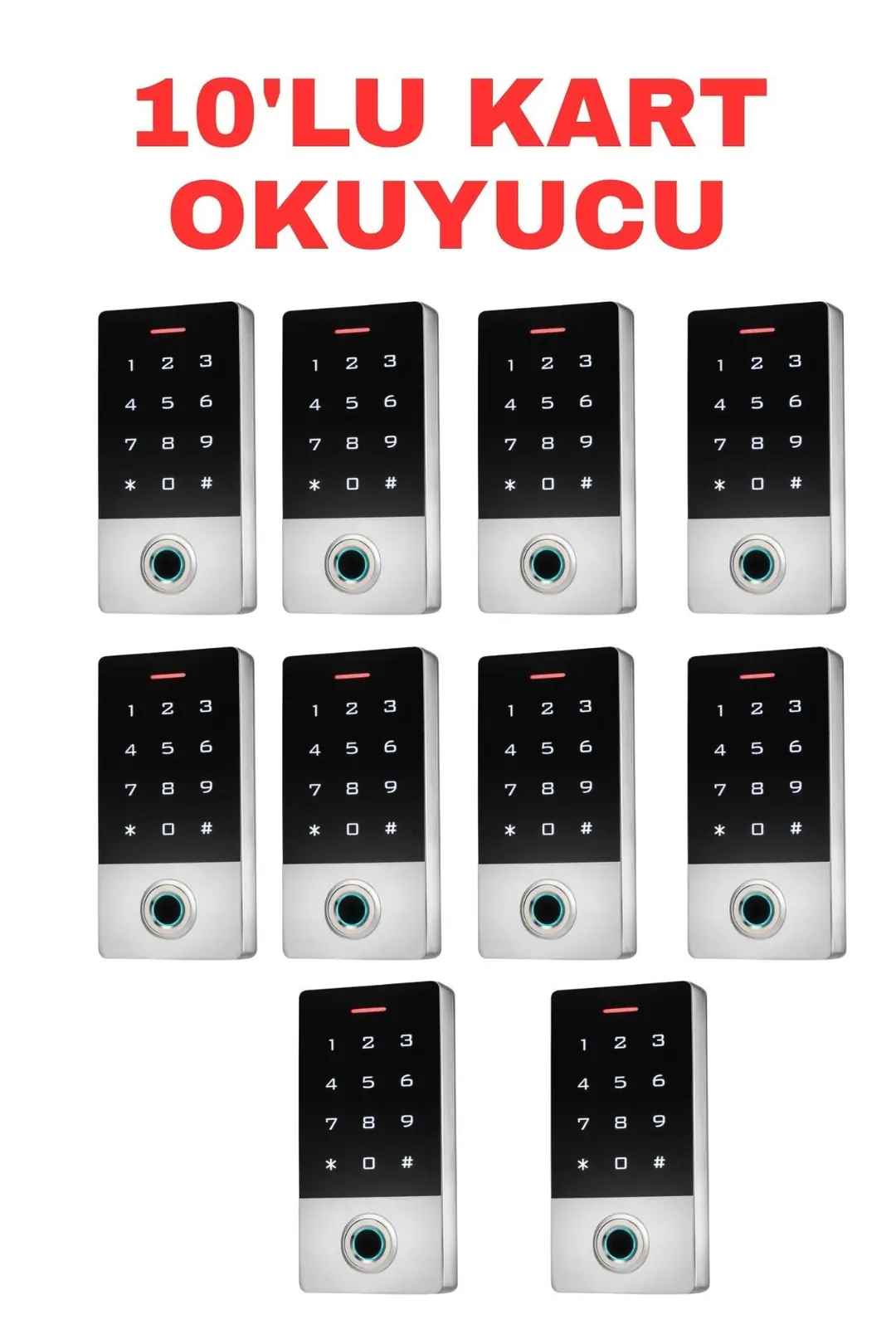 SARKEY SR-212 EM-W Parmak İzi Kart Okuyucu 125 KHz IP68 Dokunmatik Şifreli Biyometrik Geçiş Kontrol Sistemi 10000 Kullanıcı (11/11)