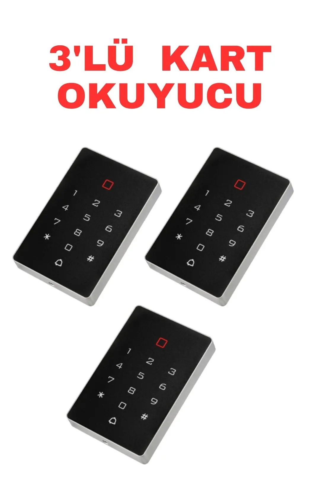 SARKEY SR-208 MF Mifare Kart Okuyucu 13.56 MHz Şifreli Geçiş Kontrol Sistemi 2000 Kullanıcı (7/9)