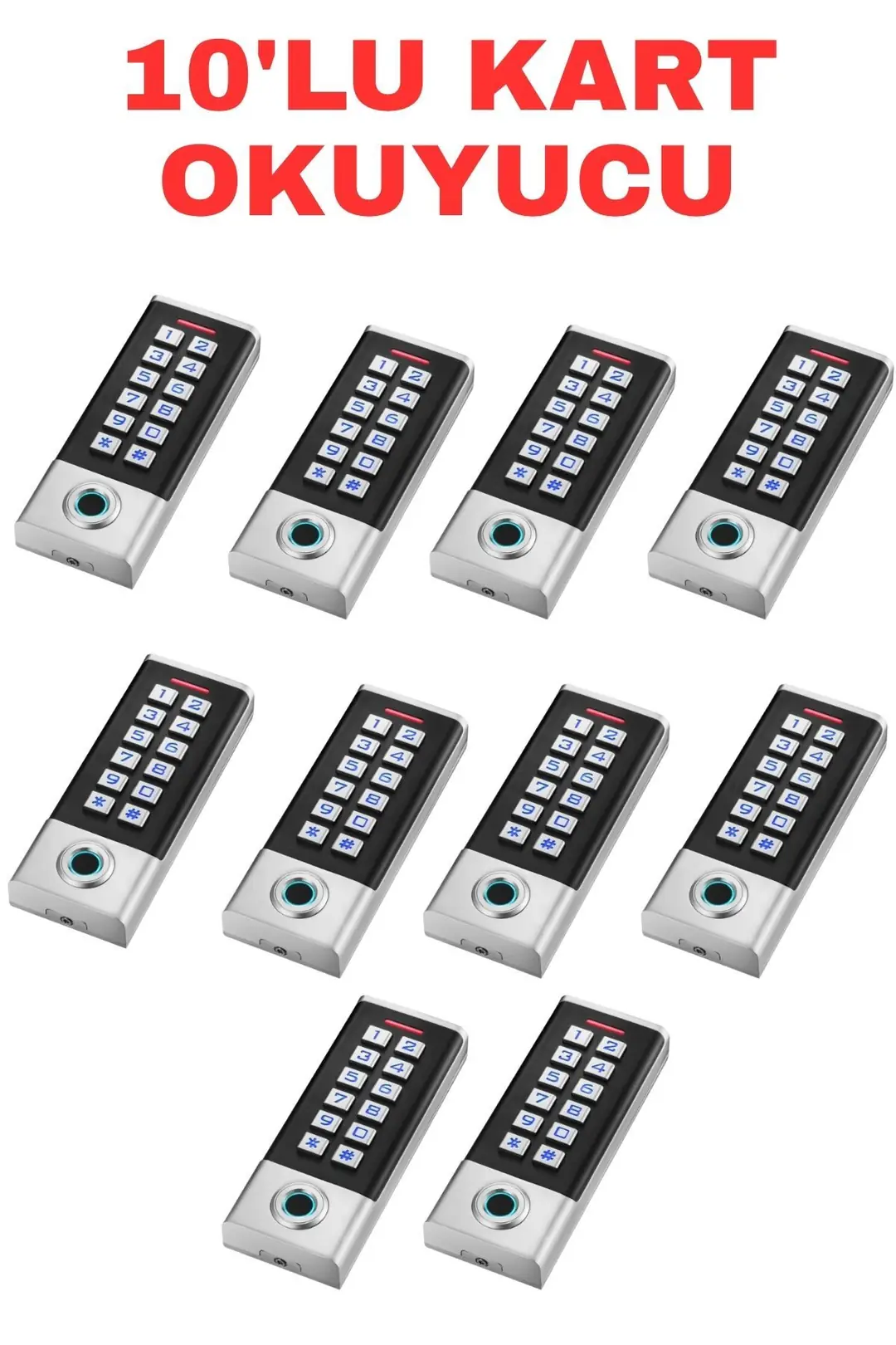 SARKEY SR-211 MF Biyometrik Mifare Kart Okuyucu Parmak İzi Şifreli Geçiş Kontrol Sistemi 10000 Kullanıcı (11/11)