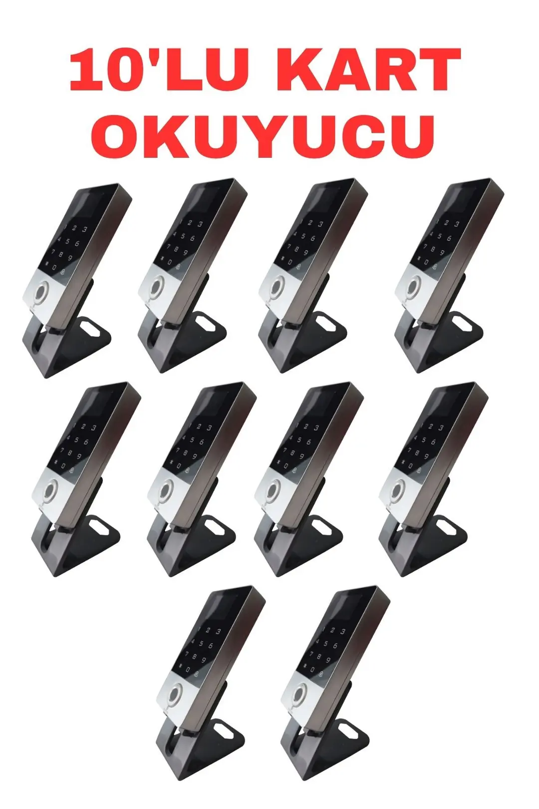Sarkey SR-214 LCD EM-W IP68 Parmak İzi Kart Şifre Okuyucu LCD Ekranlı Metal Kasa 125 KHz (11/11)