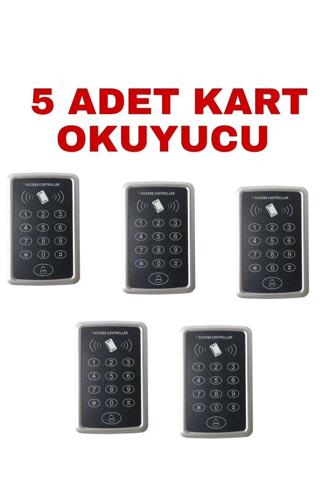 SARKEY SR-204 EM Proximity Kart Okuyucu 125 KHz Şifreli Geçiş Kontrol Sistemi 1000 Kullanıcı (9/10)
