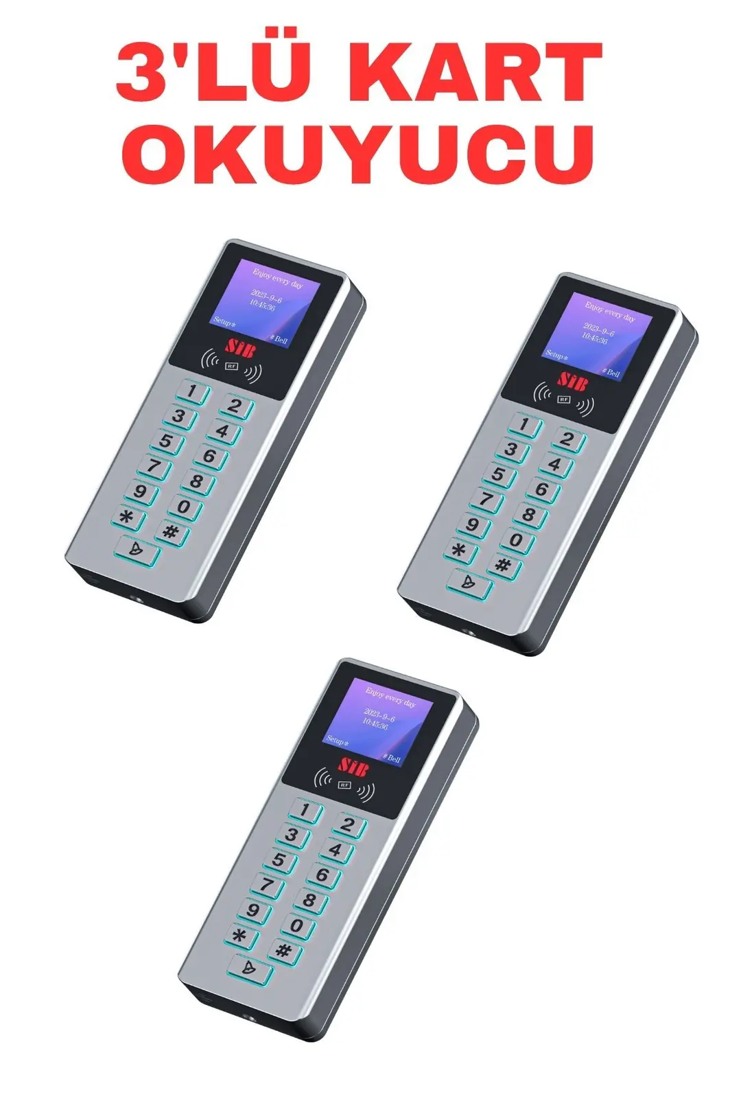 Sarkey SR-218 EM-W Tuya WiFi Kart Şifre Okuyucu IP68 Proximity 125 KHz Metal Kasa (8/10)