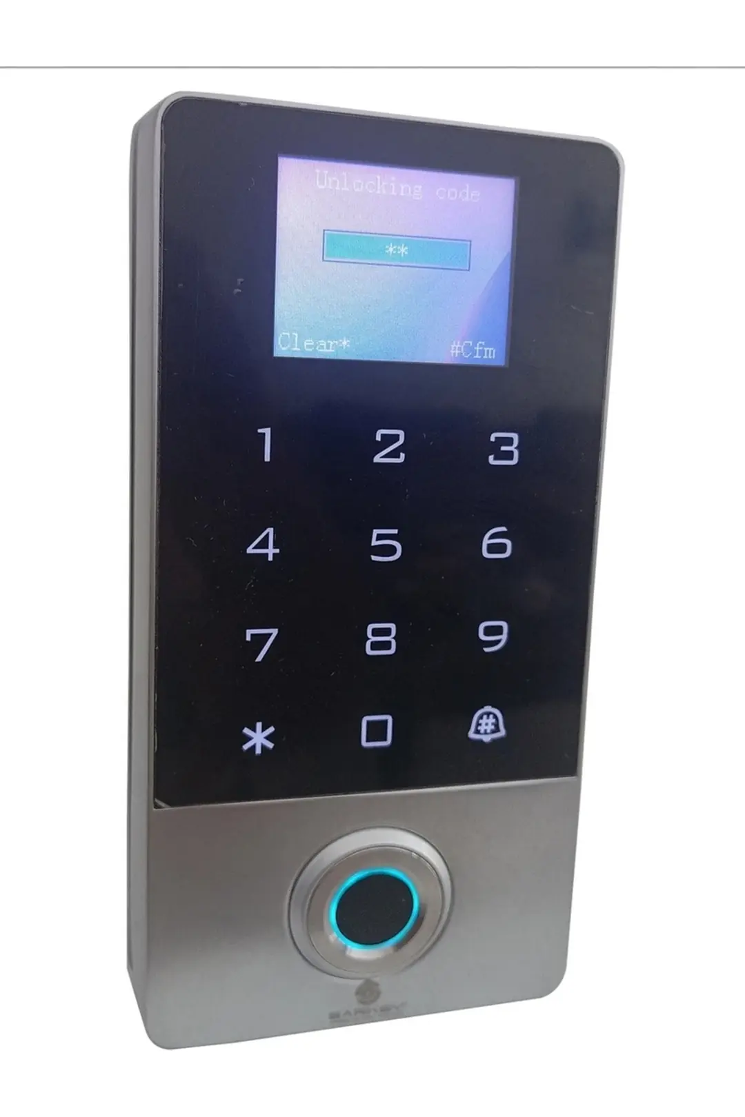 Sarkey SR-214 LCD EM-W IP68 Parmak İzi Kart Şifre Okuyucu LCD Ekranlı Metal Kasa 125 KHz (5/11)
