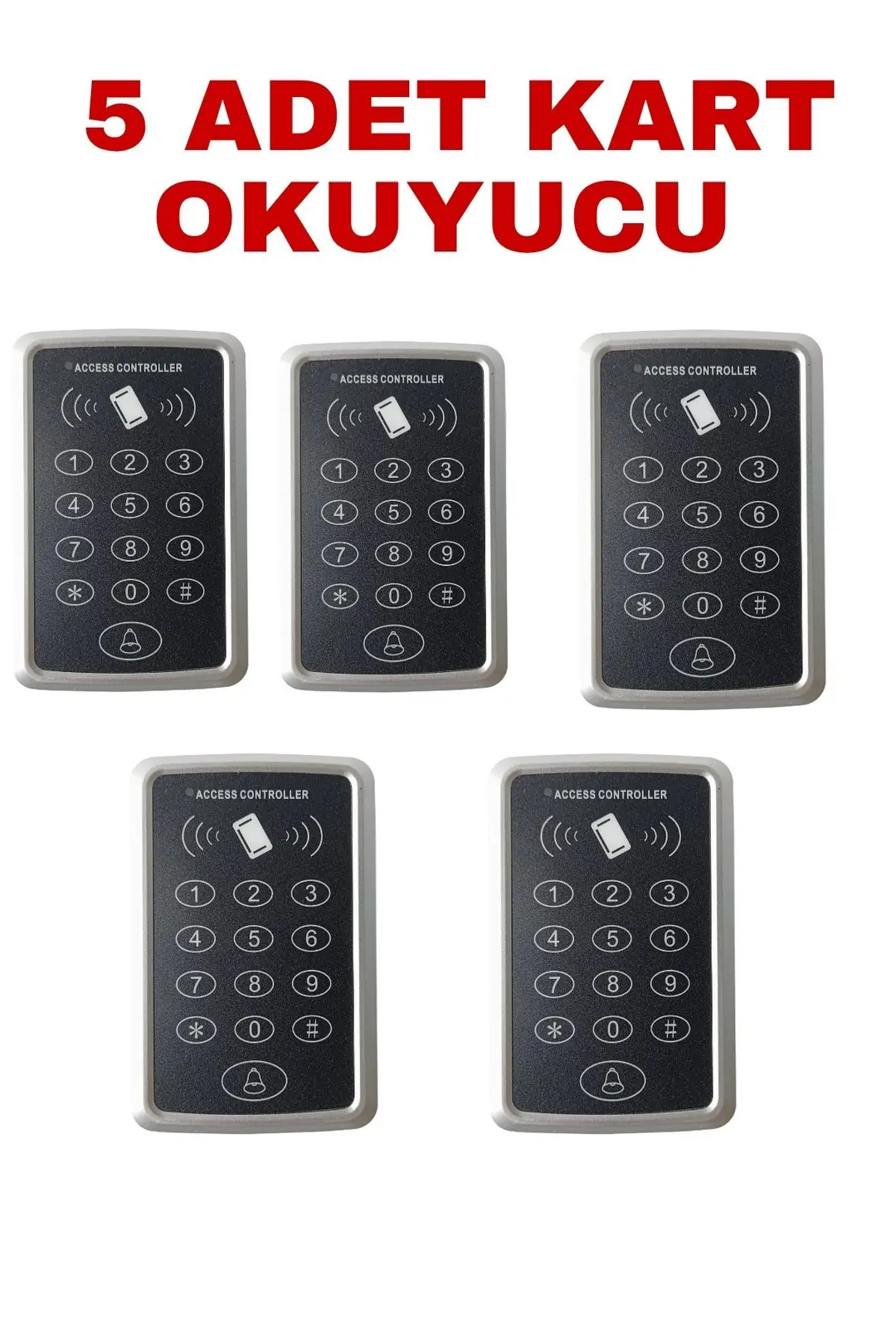 SARKEY SR-204 MF Mifare Kartlı ve Şifreli Geçiş Sistemi RFID Kart Okuyucu 13.56 MHz (9/10)