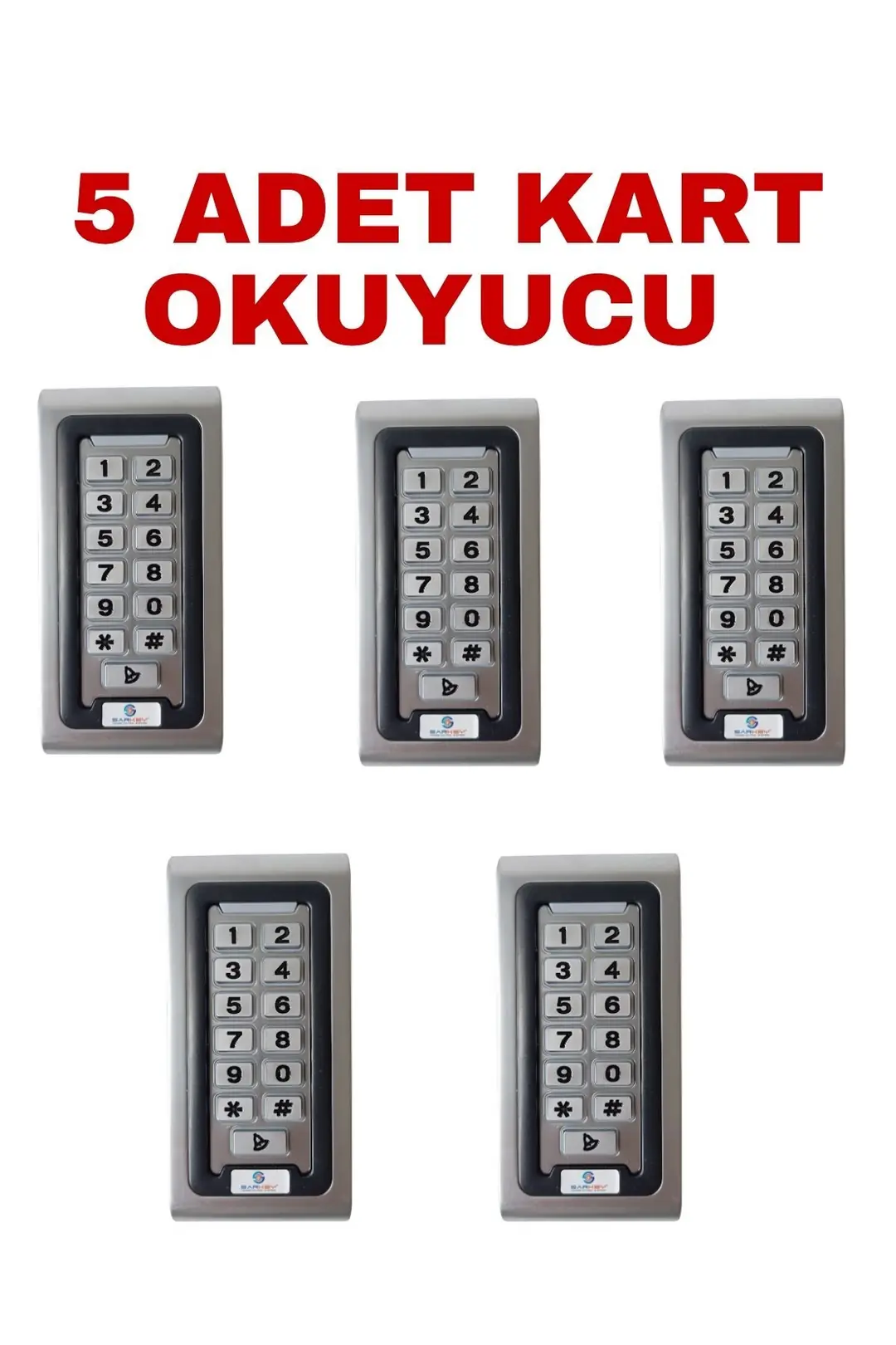 SARKEY SR-200 MF Mifare Kartlı ve Şifreli Geçiş Sistemi Metal Kasa RFID Kart Okuyucu 13.56 MHz (9/10)