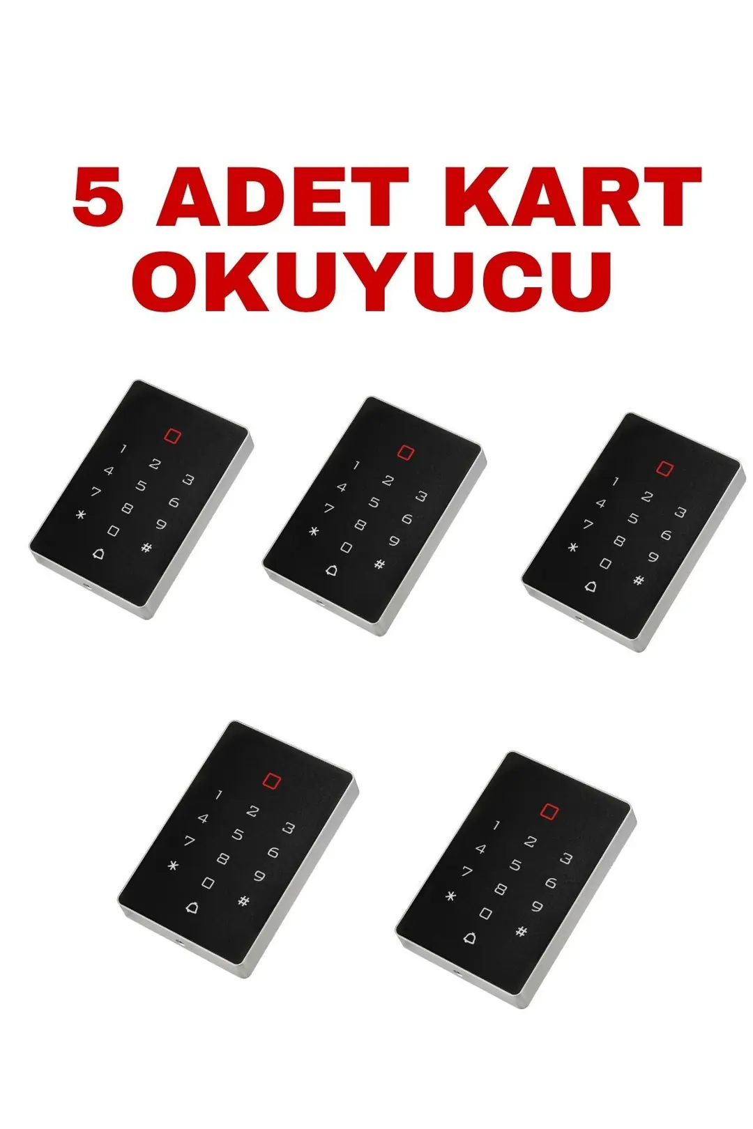 SARKEY SR-208 EM Kartlı ve Şifreli Geçiş Sistemi RFID Proximity Kart Okuyucu 125 KHz 2000 Kullanıcı (8/9)