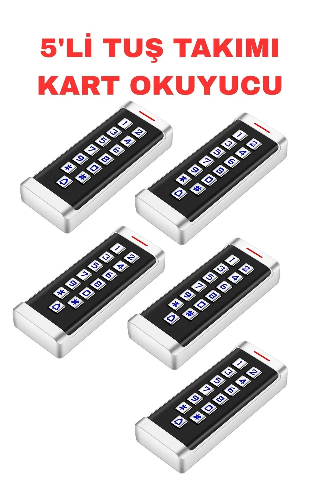 SARKEY SR-201 EM-W Proximity Kart Okuyucu IP68 Şifreli Metal Kasa 2000 Kullanıcı Kapasiteli 125 KHz (6/7)